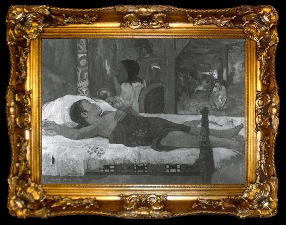 framed  Paul Gauguin Die Geburt-Te Tamari no atua, ta009-2